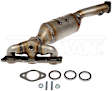 674-074 Rear Catalytic Converter, 3.0L, 6Cyl, Federal EPA Standard, 46-State Legal (Cannot ship to CA, CO, NY or ME), OE Solutions Series, Direct Fit