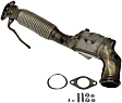 674-078 Catalytic Converter, 2.0L, 4Cyl, Federal EPA Standard, 46-State Legal (Cannot ship to CA, CO, NY or ME), OE Solutions Series, Direct Fit