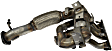 674-098 Catalytic Converter, 2.5L, 4Cyl, CARB and Federal EPA Standards, 50-state Legal, AWD, OE Solutions Series, Direct Fit