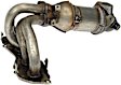 674-297 Catalytic Converter, 2.5L, 4Cyl, Federal EPA Standard, 46-State Legal (Cannot ship to CA, CO, NY or ME), OE Solutions Series, Direct Fit