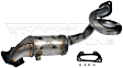 674-306 Driver Side Catalytic Converter, 3.6L, 6Cyl, Federal EPA Standard, 46-State Legal (Cannot ship to CA, CO, NY or ME), OE Solutions Series, Direct Fit