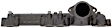 674-518 Driver Side Exhaust Manifold, OE Solutions Series
