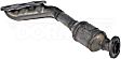 674-641 Passenger Side Catalytic Converter, Federal EPA Standard, 46-State Legal (Cannot ship to CA, CO, NY or ME), OE Solutions Series, Direct Fit