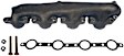 674-745 Passenger Side Exhaust Manifold, OE Solutions Series