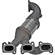 674-817 Rear Catalytic Converter, 3.0L, 6Cyl, Federal EPA Standard, 46-State Legal (Cannot ship to CA, CO, NY or ME), OE Solutions Series, Direct Fit
