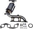 674-820 Rear Catalytic Converter, Federal EPA Standard, 46-State Legal (Cannot ship to CA, CO, NY or ME), FWD, OE Solutions Series, Direct Fit