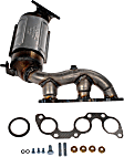 674-880 Rear Catalytic Converter, 3.3L, 6Cyl, Federal EPA Standard, 46-State Legal (Cannot ship to CA, CO, NY or ME), OE Solutions Series, Direct Fit