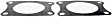 674-9060 HD Solutions Series Exhaust Flange Gasket - Direct Fit, Set of 2