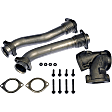 679-005 Turbo Pipe - Natural, Steel Tubing With Cast Iron Y-Connector, Direct Fit, Kit
