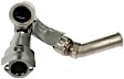 679-023 Turbo Pipe - Silver, Stainless Steel, Direct Fit, Sold Individually