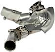 679-023 Turbo Pipe - Silver, Stainless Steel, Direct Fit, Sold Individually