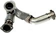 679-024 Turbo Pipe - Silver, Stainless Steel, Direct Fit, Sold Individually