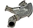 679-024 Turbo Pipe - Silver, Stainless Steel, Direct Fit, Sold Individually