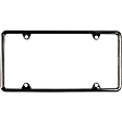 68144 License Plate Frame - Chrome, Metal, Universal, Sold individually