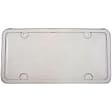 68146 License Plate Cover - Clear, Universal