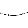69-285 Rear, Driver or Passenger Side Leaf Spring, 4WD