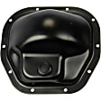 697-708 OE Solutions Series Differential Cover - Black, Steel, Direct Fit, Sold individually