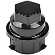 711-022 AutoGrade Series Lug Nut Cover - Black, Plastic, Direct Fit, Set of 5