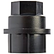 711-025 AutoGrade Series Lug Nut Cover - Black, Plastic, Direct Fit, Sold Individually