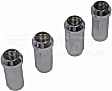 711-1005 AutoGrade Series Conical Lug Nut - Chrome, Steel, Acorn, M14-2 Direct Fit, Set of 4