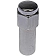 711-302 Techoice Series Lug Nut - Chrome, Steel, M12-1.5 Direct Fit, Set of 4