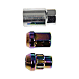 713-275G AutoGrade Series Lug Nut - Rainbow, Carbon Steel, Acorn, 1/2 -20 Direct Fit, Set