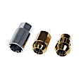 713-275K AutoGrade Series Lug Nut - Gold Chrome, Carbon Steel, Acorn, 1/2 -20 Direct Fit, Set