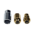 713-275K AutoGrade Series Lug Nut - Gold Chrome, Carbon Steel, Acorn, 1/2 -20 Direct Fit, Set