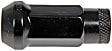 713-285A AutoGrade Series Lug Nut - Black, Carbon Steel, Open End Duplex Acorn, 1/2 -20 Direct Fit, Set of 20