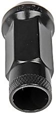 713-285A AutoGrade Series Lug Nut - Black, Carbon Steel, Open End Duplex Acorn, 1/2 -20 Direct Fit, Set of 20
