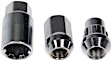 713-375 AutoGrade Series Lug Nut - Chrome, Carbon Steel, Acorn, M12-1.50 Direct Fit, Set of 16