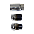 713-375T AutoGrade Series Lug Nut - Blue chrome, Carbon Steel, Acorn, M12-1.50 Direct Fit, Set