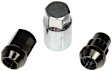 713-375Z AutoGrade Series Lug Nut - Black Chrome, Carbon Steel, Acorn, M12-1.50 Direct Fit, Set of 16