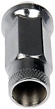 713-385 AutoGrade Series Lug Nut - Chrome, Carbon Steel, Open End Duplex Acorn, M12-1.50 Direct Fit, Set of 20