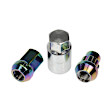 713-475G AutoGrade Series Lug Nut - Rainbow, Carbon Steel, Acorn, M12-1.25 Direct Fit, Set