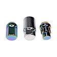 713-475G AutoGrade Series Lug Nut - Rainbow, Carbon Steel, Acorn, M12-1.25 Direct Fit, Set
