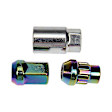 713-475G AutoGrade Series Lug Nut - Rainbow, Carbon Steel, Acorn, M12-1.25 Direct Fit, Set