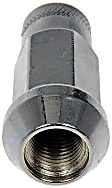 713-485 AutoGrade Series Lug Nut - Chrome, Carbon Steel, Open End Duplex Acorn, M12-1.25 Direct Fit, Set of 20