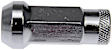 713-685 AutoGrade Series Lug Nut - Chrome, Carbon Steel, Bulge Seat Open End, M14-1.50 Direct Fit, Set of 20