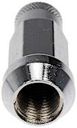 713-685 AutoGrade Series Lug Nut - Chrome, Carbon Steel, Bulge Seat Open End, M14-1.50 Direct Fit, Set of 20