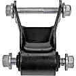 722-029 Leaf Spring Shackles and Hangers - Black, Steel, Direct Fit, Sold Individually