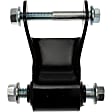 722-029 Leaf Spring Shackles and Hangers - Black, Steel, Direct Fit, Sold Individually