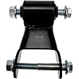 722-029 Leaf Spring Shackles and Hangers - Black, Steel, Direct Fit, Sold Individually