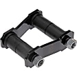 722-043 Leaf Spring Shackles and Hangers - Black, Steel, Direct Fit, Sold Individually