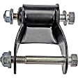 722-066 Leaf Spring Shackles and Hangers - Black, Steel, Direct Fit, Sold Individually