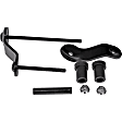 722-080 Leaf Spring Shackles and Hangers - Black, Steel, Direct Fit, Sold Individually