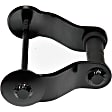 722-080 Leaf Spring Shackles and Hangers - Black, Steel, Direct Fit, Sold Individually