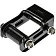 722-083 Leaf Spring Shackles and Hangers - Black, Steel, Direct Fit, Sold Individually
