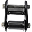 722-083 Leaf Spring Shackles and Hangers - Black, Steel, Direct Fit, Sold Individually