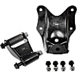 722-100 Leaf Spring Shackles and Hangers - Steel, Direct Fit, Kit
